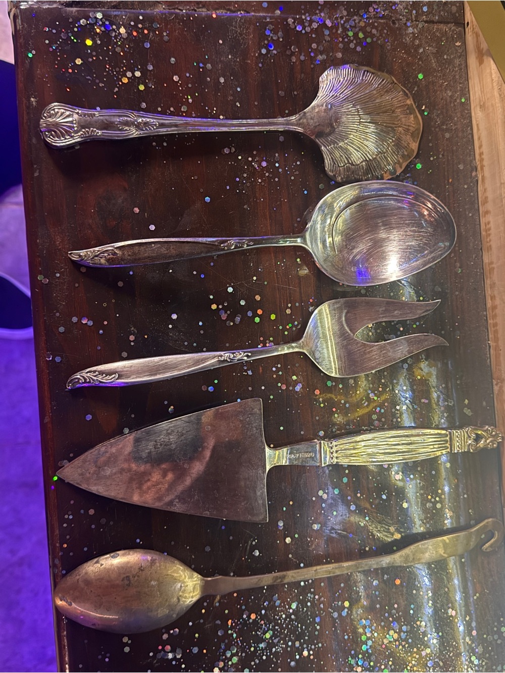 Vintage Silver-plated Serving lot   For collection